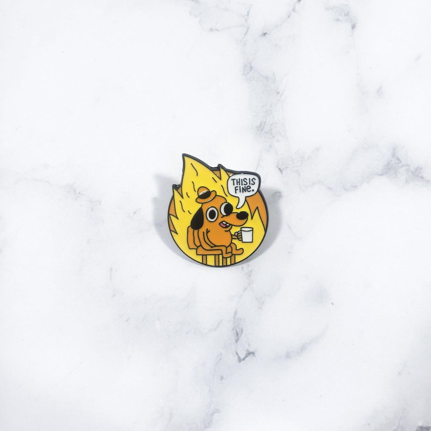 Pin This is Fine Dog