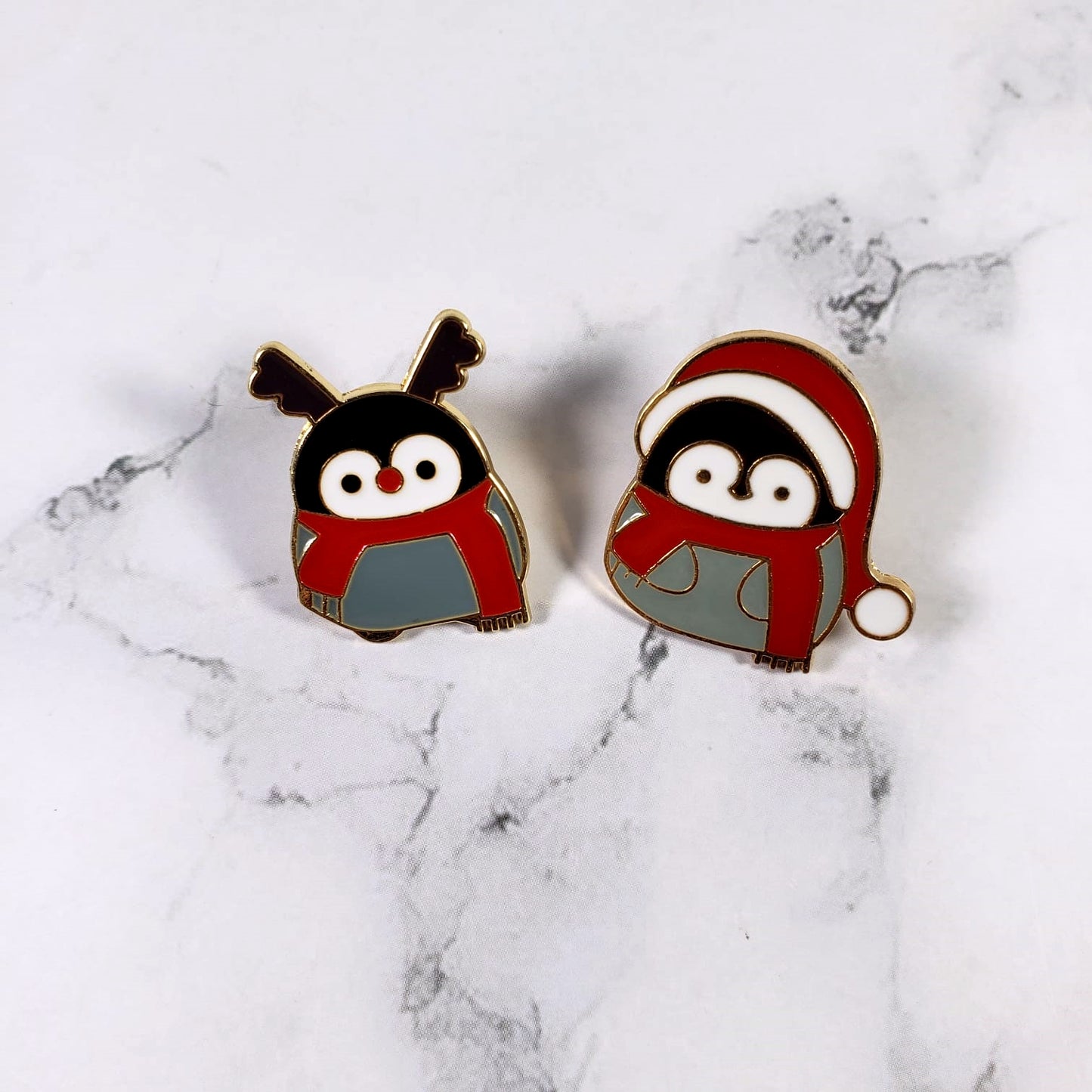 Pin Pingüinos Christmas